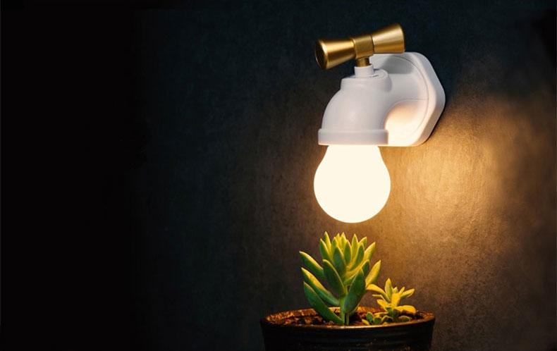 Tapful - Moderne Scandinavische Kunst Decor Kraan Lamp