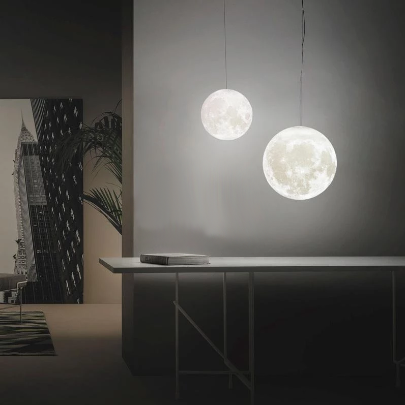 Volle Maan 3D Hanglamp