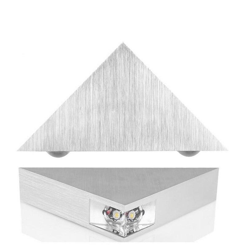 Moderne LED Driehoek Wandlamp