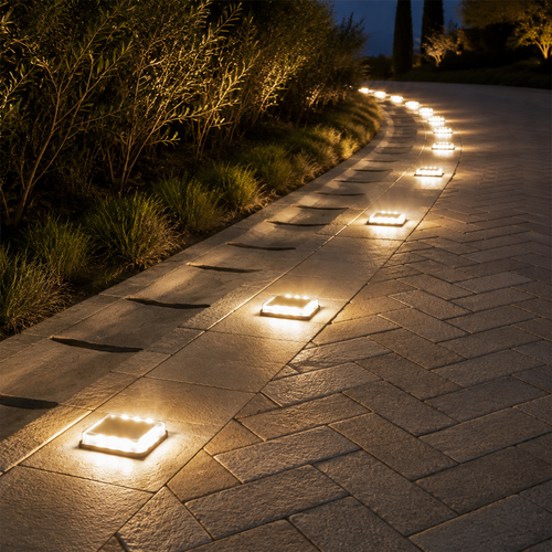 Calandra led-grondspot op zonne-energie