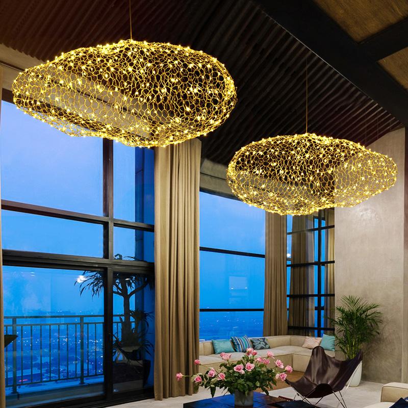 Amica - Moderne Art Deco Sterlicht Gestippelde Wolken Lampen