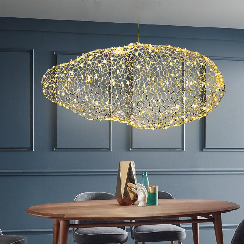 Amica - Moderne Art Deco Sterlicht Gestippelde Wolken Lampen