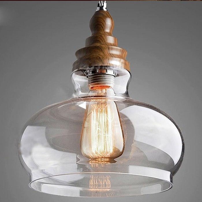 Thalia - Helder Glazen Vintage Antieke Hanglamp