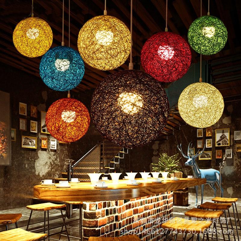 Hilde - Vintage Rotan Hanglamp