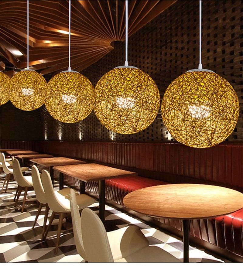 Hilde - Vintage Rotan Hanglamp