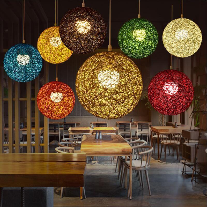 Hilde - Vintage Rotan Hanglamp