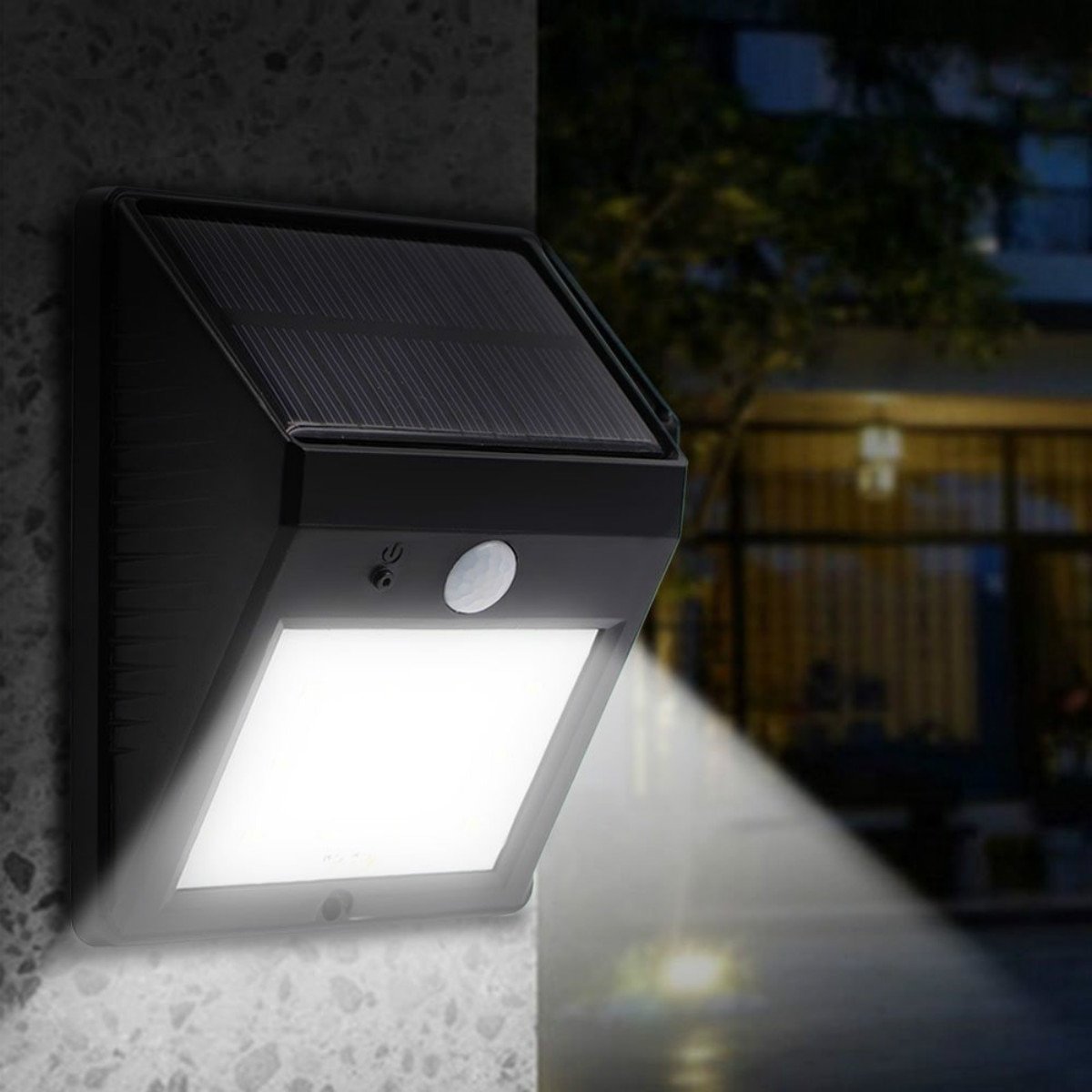 Sol - Bewegingssensor Buitenlamp op Zonne-energie