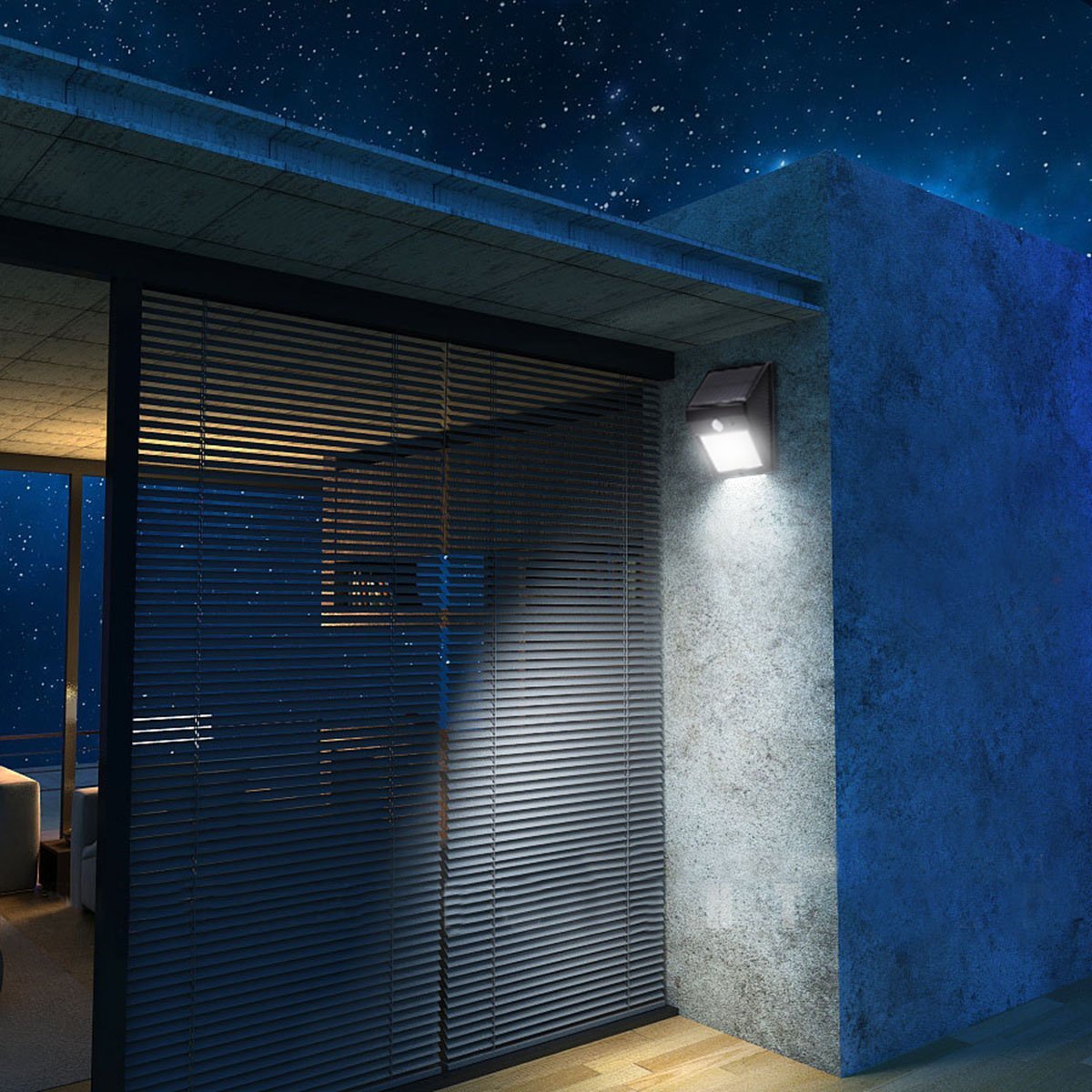 Sol - Bewegingssensor Buitenlamp op Zonne-energie