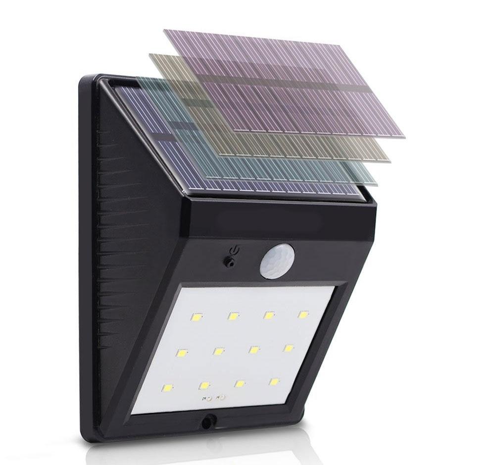Sol - Bewegingssensor Buitenlamp op Zonne-energie