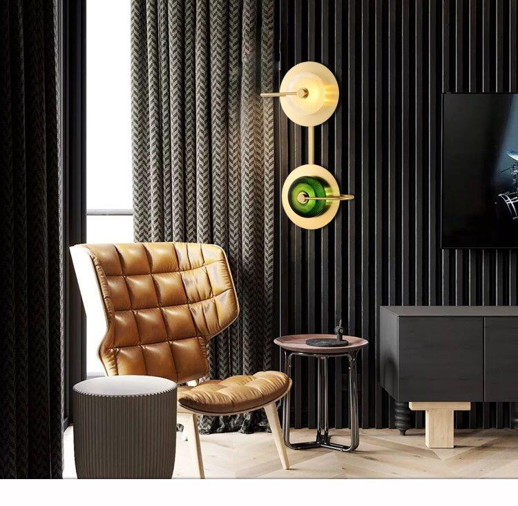 Wattle - Circulaire Moderne Art Deco Wandlamp