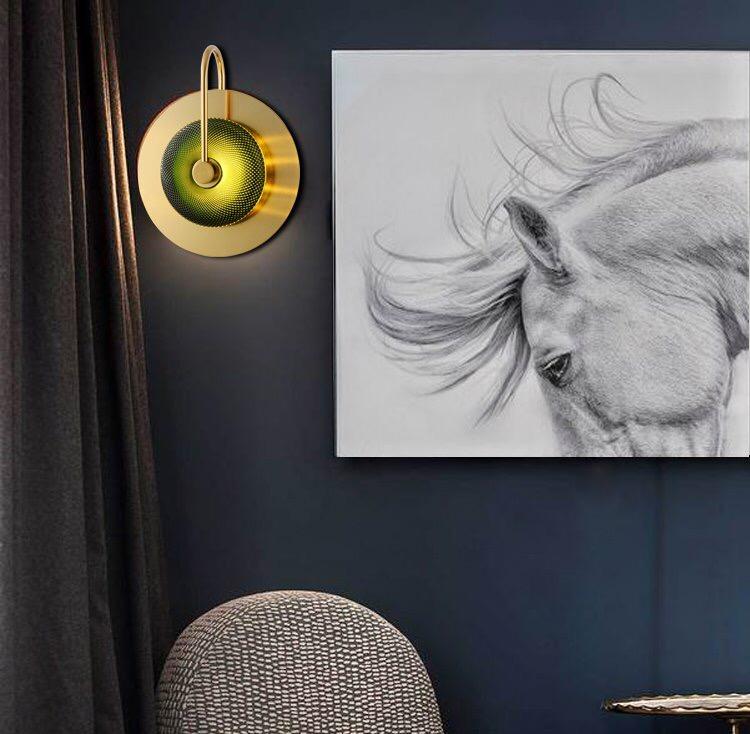 Wattle - Circulaire Moderne Art Deco Wandlamp