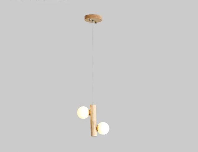 Prescott - Moderne houten bolkroonluchter