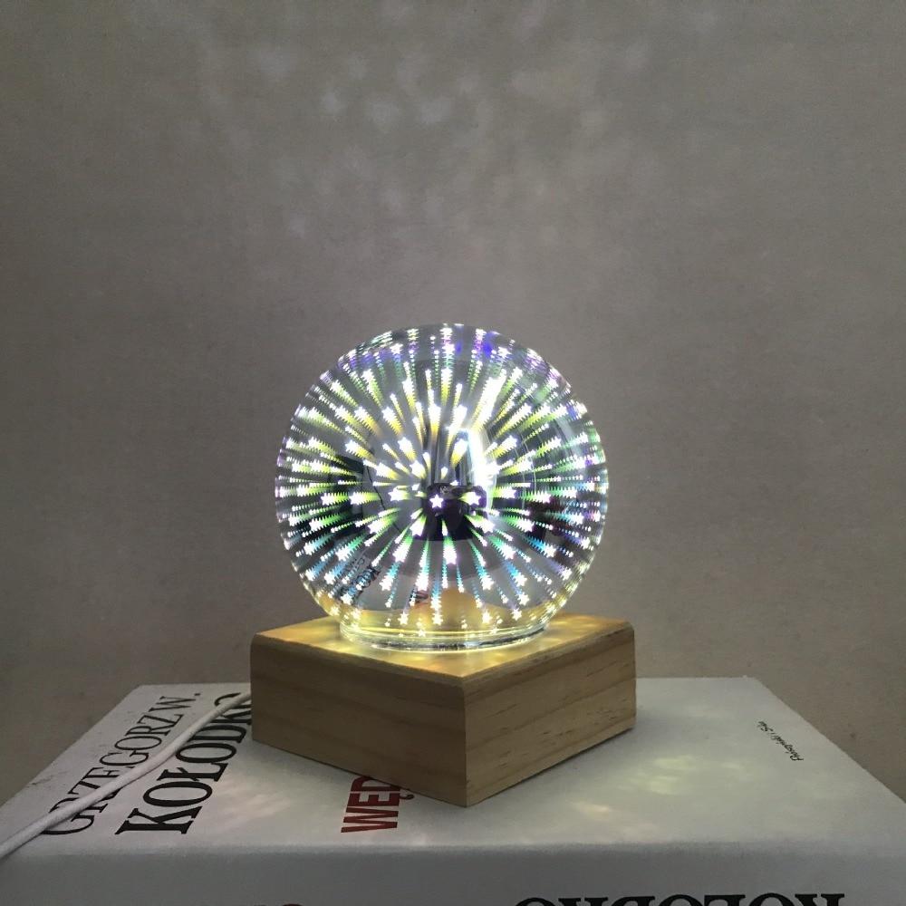 Modern Art-Deco Kristallen Bol Nachtlamp