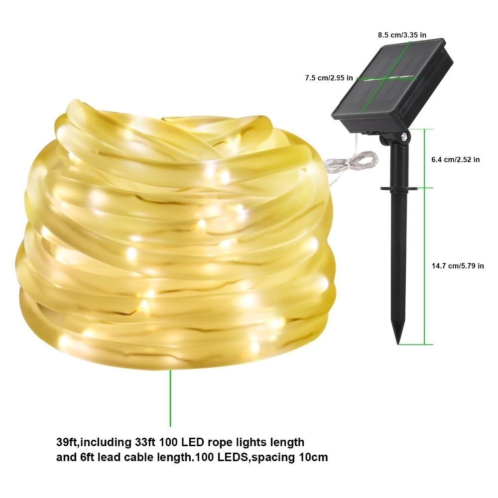 LED Solar Buis Lichtsnoer Tuinverlichting