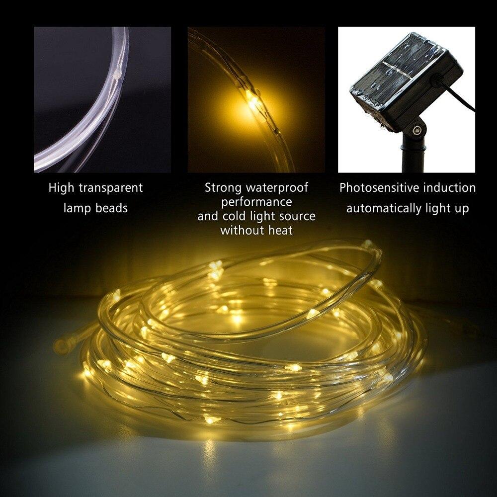 LED Solar Buis Lichtsnoer Tuinverlichting
