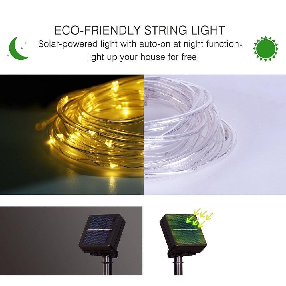 LED Solar Buis Lichtsnoer Tuinverlichting