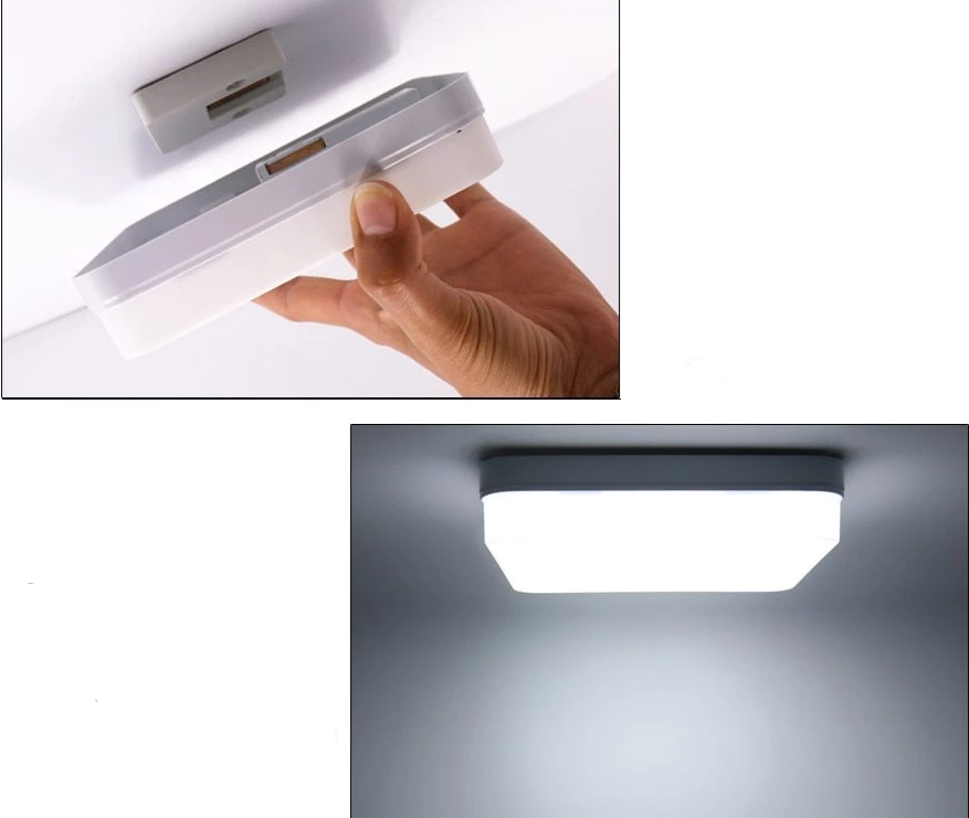 Orla - Vierkante LED Plafondlamp