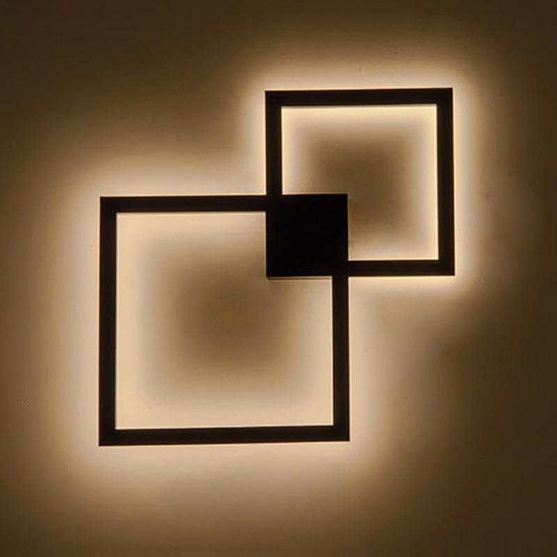 Rowley - Vierkante Moderne Wandlamp