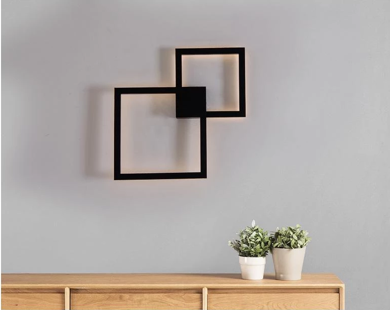 Rowley - Vierkante Moderne Wandlamp