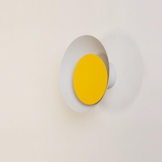 Grais - Moderne Noordse Macaron Maan LED Wandlamp