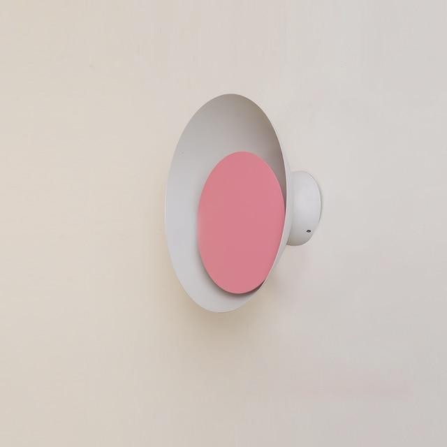 Grais - Moderne Noordse Macaron Maan LED Wandlamp