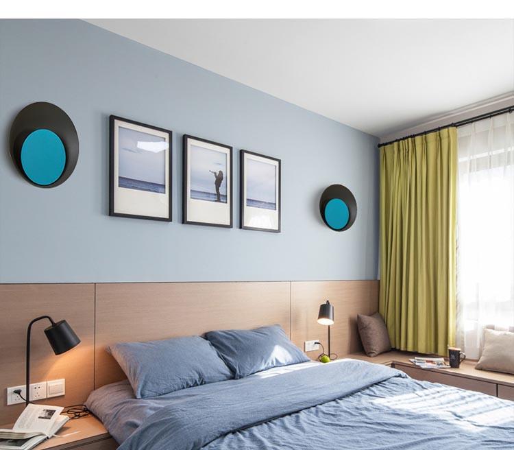 Grais - Moderne Noordse Macaron Maan LED Wandlamp
