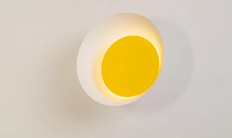 Grais - Moderne Noordse Macaron Maan LED Wandlamp