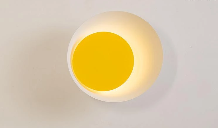 Grais - Moderne Noordse Macaron Maan LED Wandlamp