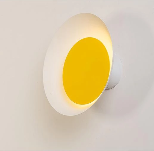 Grais - Moderne Noordse Macaron Maan LED Wandlamp