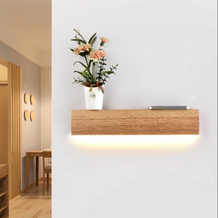 Eliana - Moderne Houten Eiken Plank & Lamp