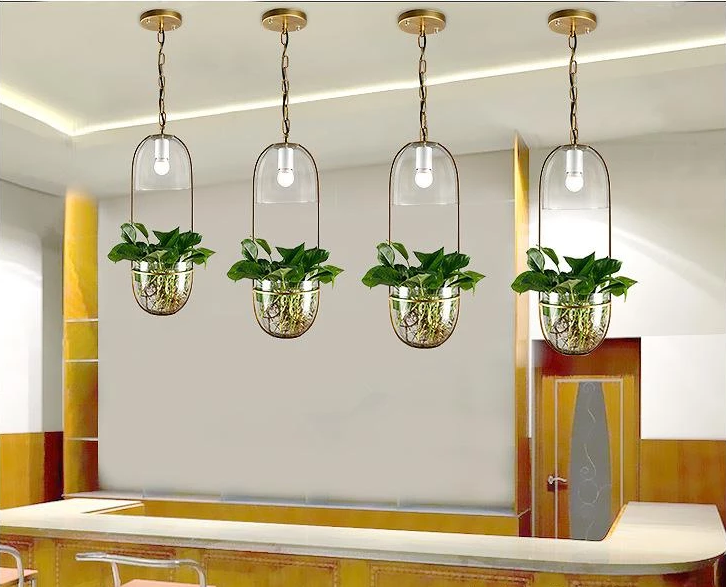 Lileas - Moderne Hangende Plantenbaklamp