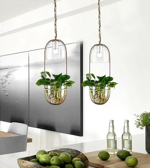 Lileas - Moderne Hangende Plantenbaklamp