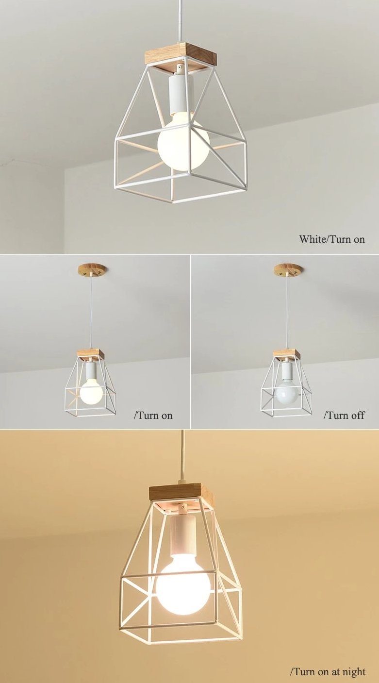 Fender - Vintage Hanglamp met Kooi