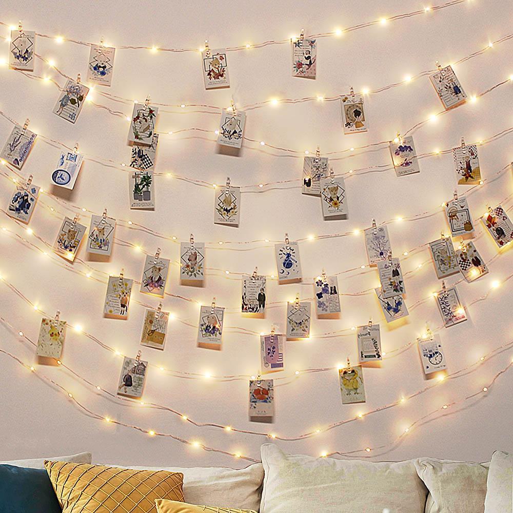 Strung - LED Lichtslinger met Fotoclips