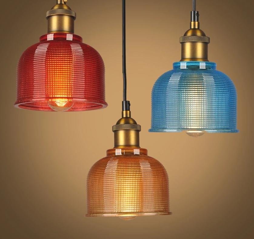 Sosie - Retro Europese Glazen Hanger Lamp