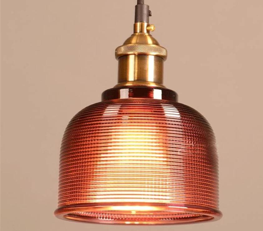 Sosie - Retro Europese Glazen Hanger Lamp
