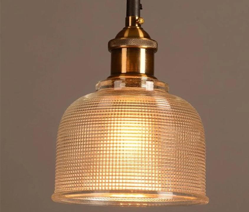Sosie - Retro Europese Glazen Hanger Lamp