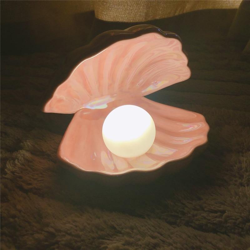 Sirenita - Parel & Schelp Bureaulamp