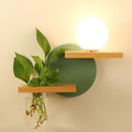Lyla - LED Lamp, Plantenbak & Plankencombinatie