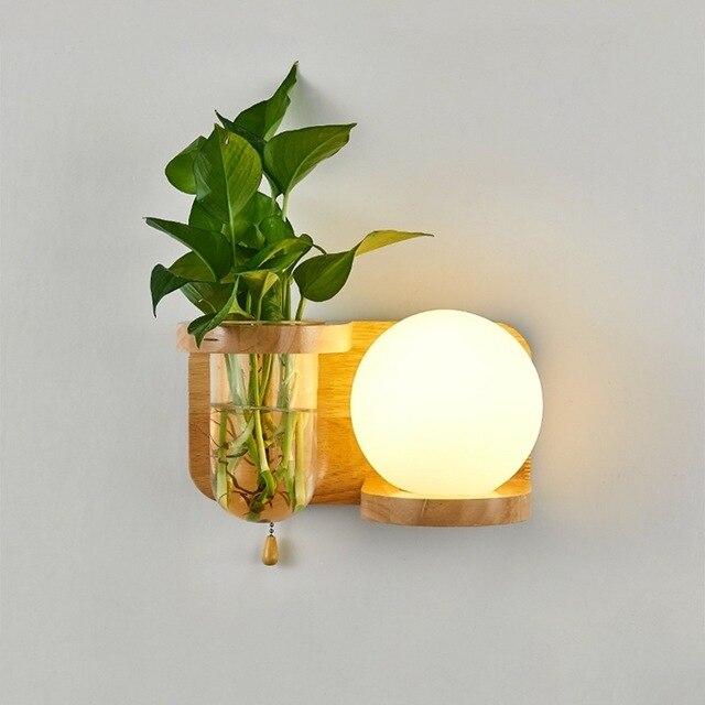 Lyla - LED Lamp, Plantenbak & Plankencombinatie