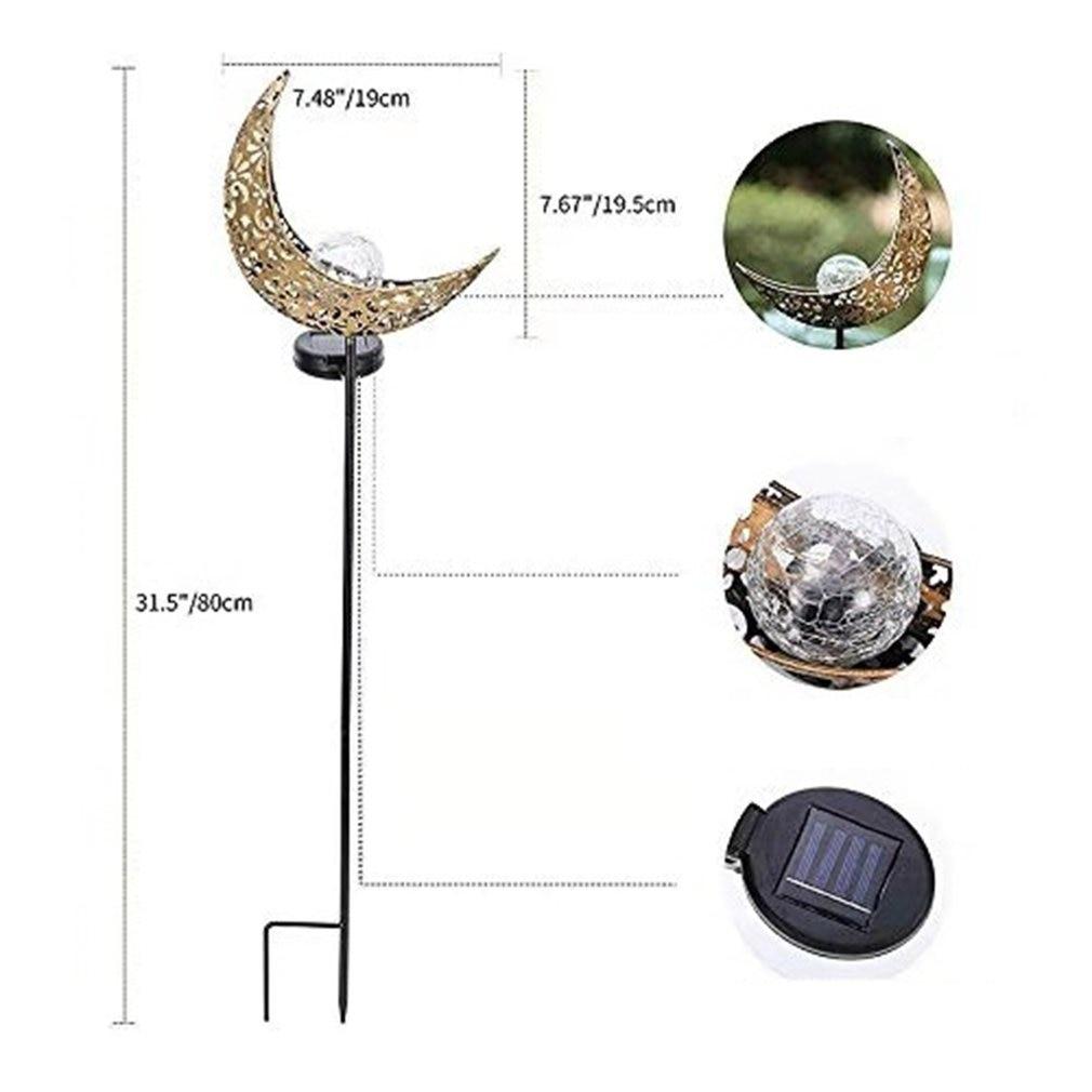 Solar Halve Maan Prikker Tuinlamp