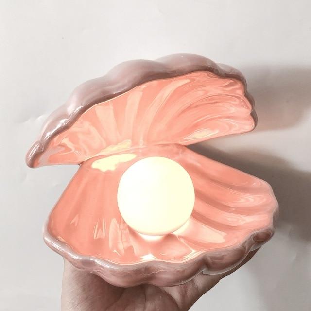 Sirenita - Parel & Schelp Bureaulamp