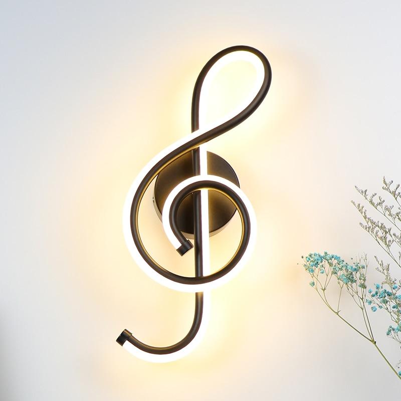 LED Muzieknoot Wandlamp