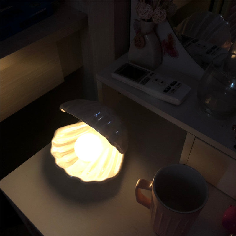 Sirenita - Parel & Schelp Bureaulamp