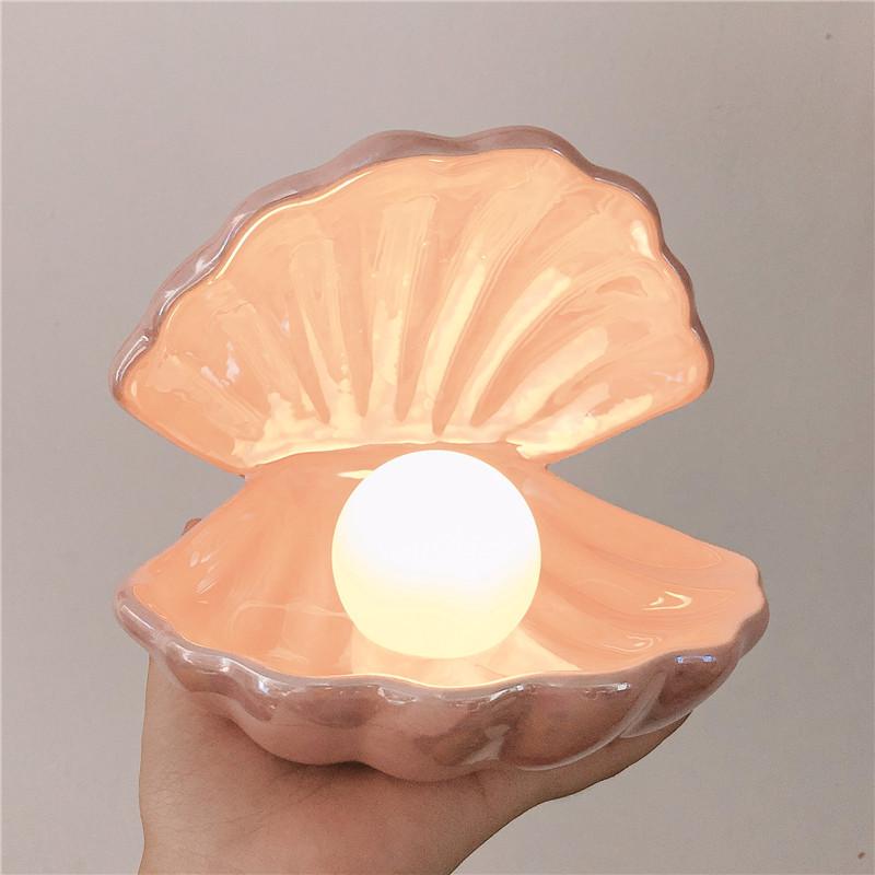 Sirenita - Parel & Schelp Bureaulamp