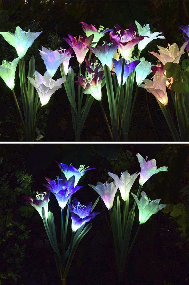 Kunstlelies LED Tuinverlichting