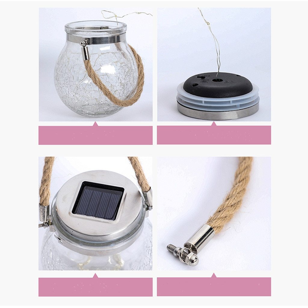 Moderne Ronde Glazen Pot Tuin Hanglamp