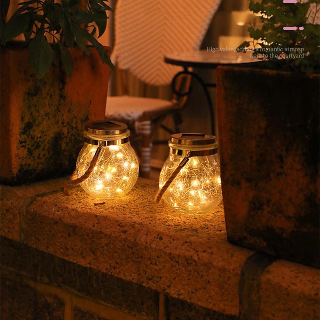 Moderne Ronde Glazen Pot Tuin Hanglamp