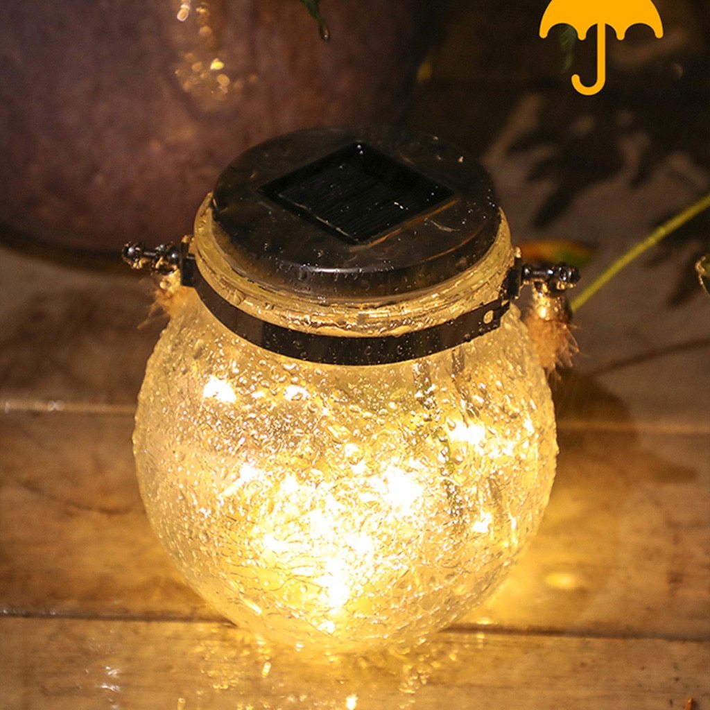 Moderne Ronde Glazen Pot Tuin Hanglamp