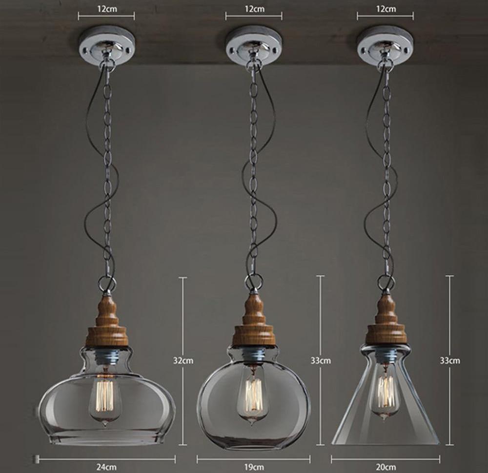 Thalia - Helder Glazen Vintage Antieke Hanglamp